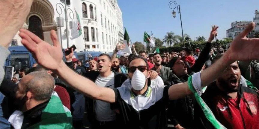 COVID19 Update Algeria Banned Street Marches