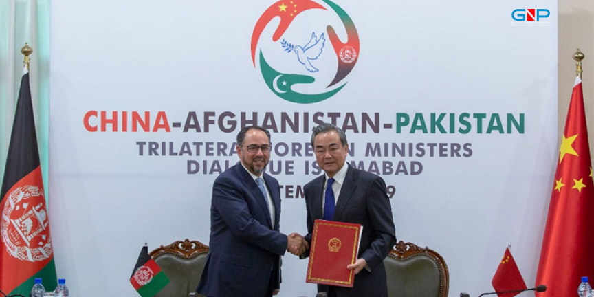 Telephone Call between Afghan and Chinese Foreign Ministers