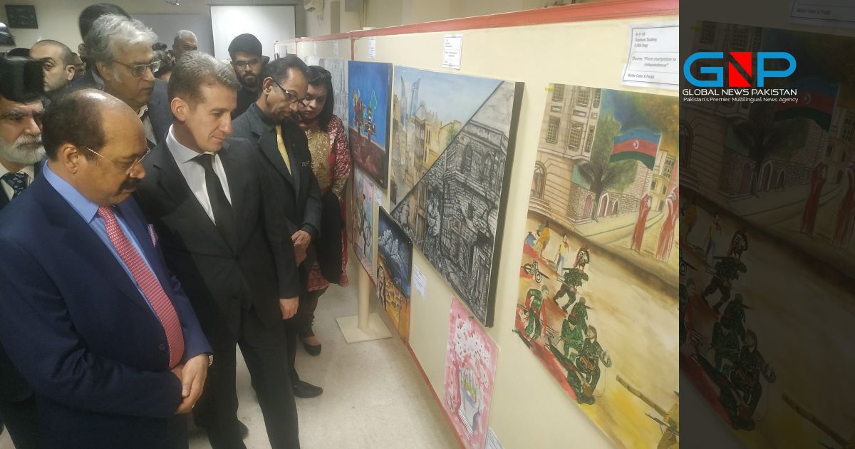 An art competition and exhibition was organized in Pakistan 2