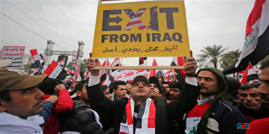 Million Man March in Baghdad against US presence in Iraq
