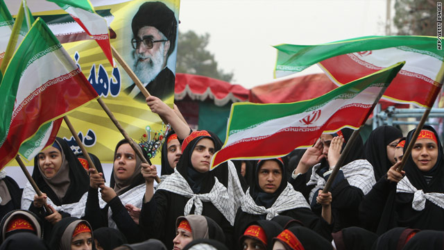 Iranians celebrate revolution anniversary in streets of Tehran