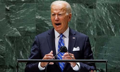 Biden says,’’ We have turned the page’’