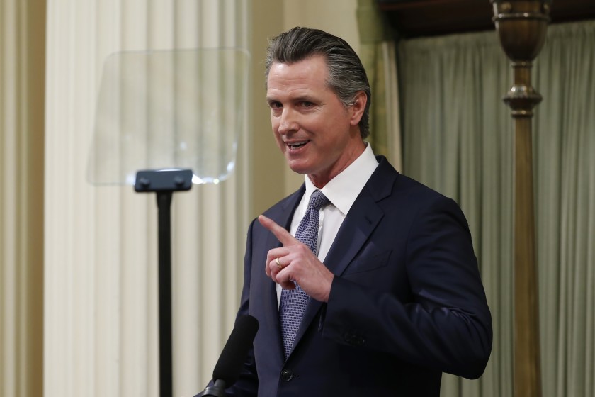 Newsom says, Californians give me hand in time of Crisis.