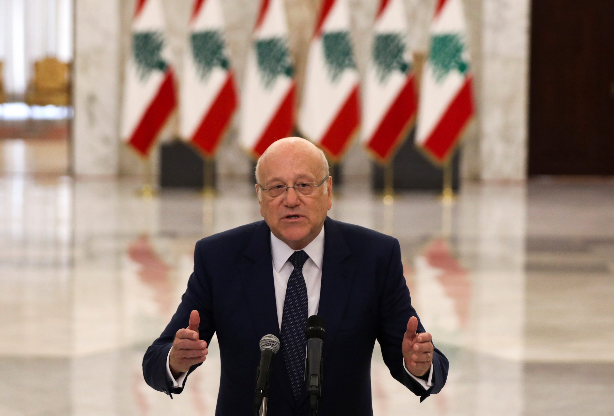 Lebanon’s new PM says,” Would try to stop country’s collapse