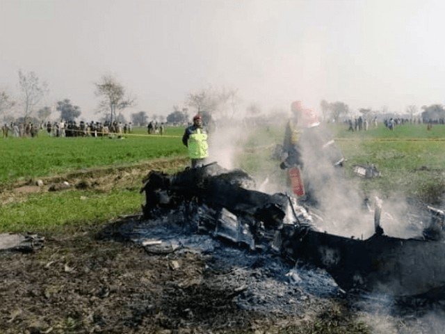PAF aircraft crashes near Mardan