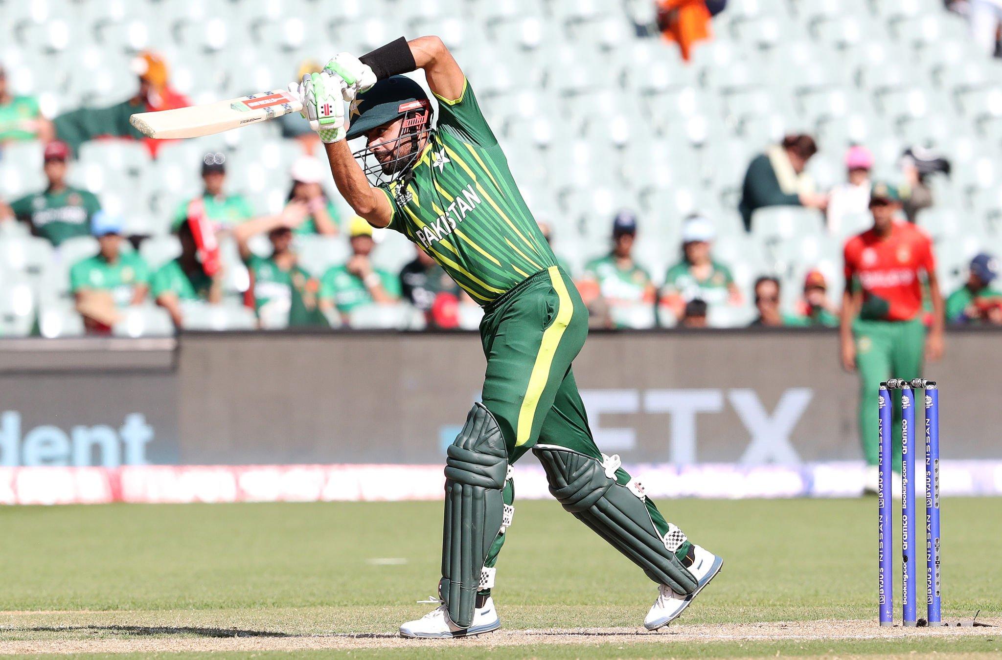Babar Azam batting against Bangladesh, on Sunday, in T20 World Cup.