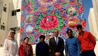 Pakistan' s famous truck art by Phool Patti was invited by Qatar Museums for Jedariart project as part of FIFA World Cup celebrations.