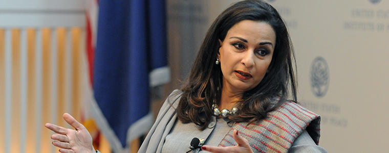 Sherry Rehman, the federal minister for climate change
