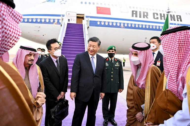 Chinese President in Saudi Arabia, Xi Jinping.