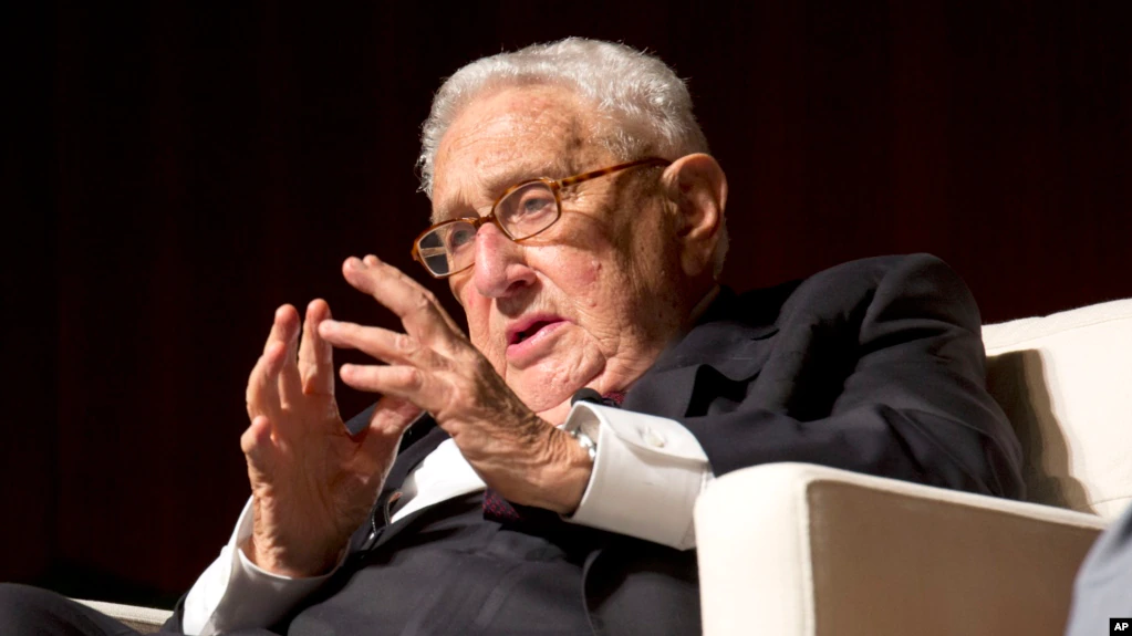 Former U.S. Secretary of State Henry Kissinger.