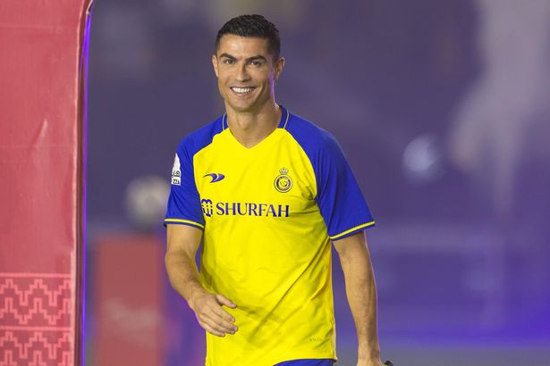 Cristiano Ronaldo unveiled as Al-Nassr player.