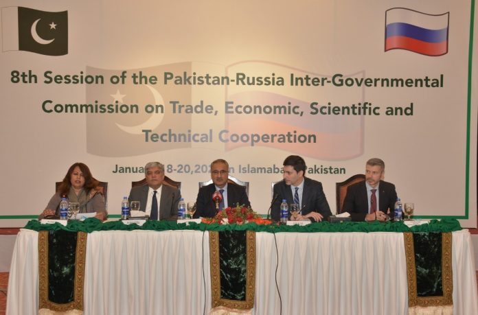 The 8th meeting of the Pakistan-Russian Intergovernmental Commission on Trade, Economic, Scientific and Technical Cooperation.