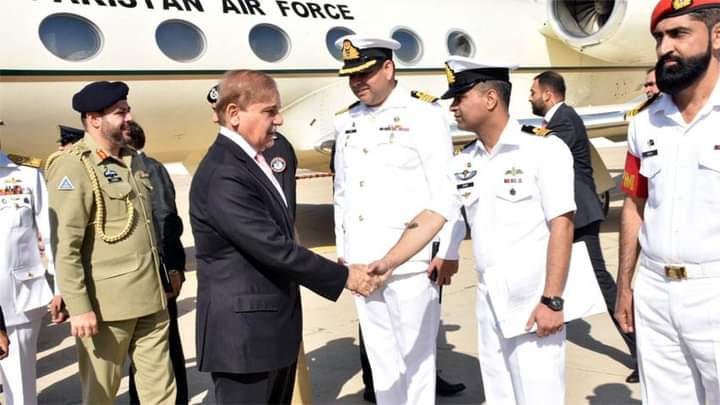 Karachi, naval, exercise, Shehbaz Sharif,