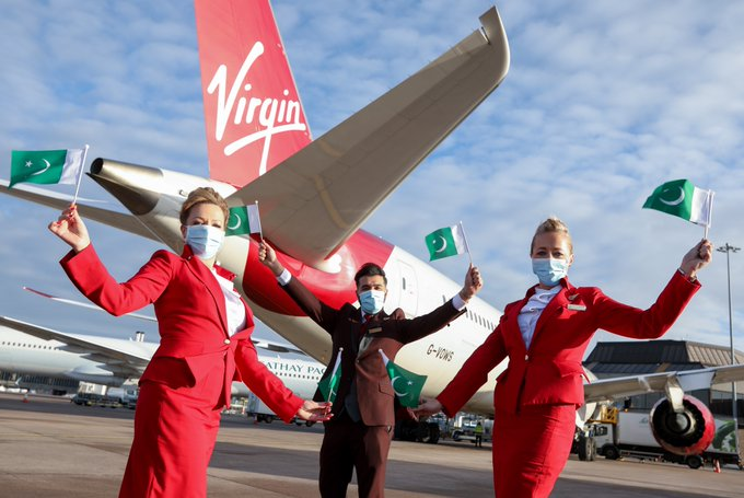 Virgin Atlantic suspending London-Islamabad & London-Lahore flights.