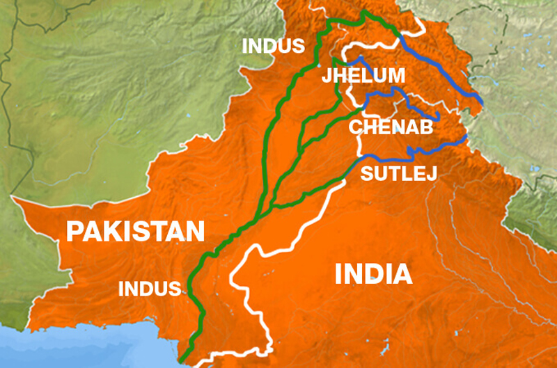 Rivers that flow through Pakistan.