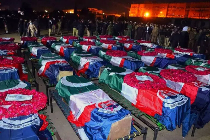 Martyrs of Peshawar attack. Source: PAKISTANI POLICE DEPARTMENT HANDOUT PHOTO