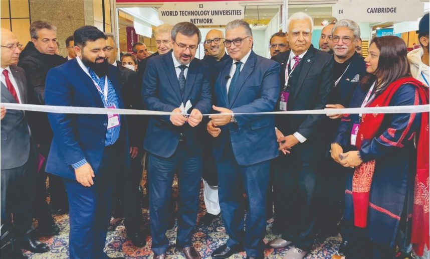 Inauguration of First Ever Pakistani Pavilion at Eurasia Higher Education Summit, Istanbul, in presence of Pakistani delegation.