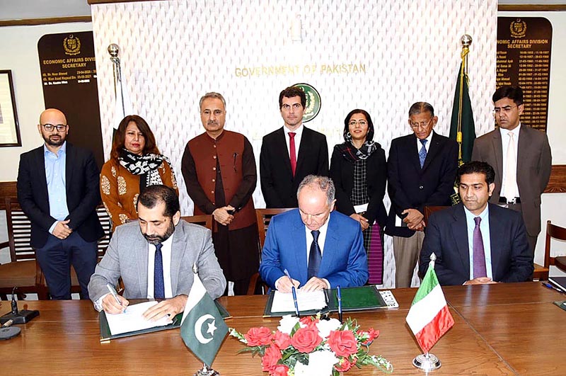 Pakistan, Italy Signs PKR 500 million Agreement