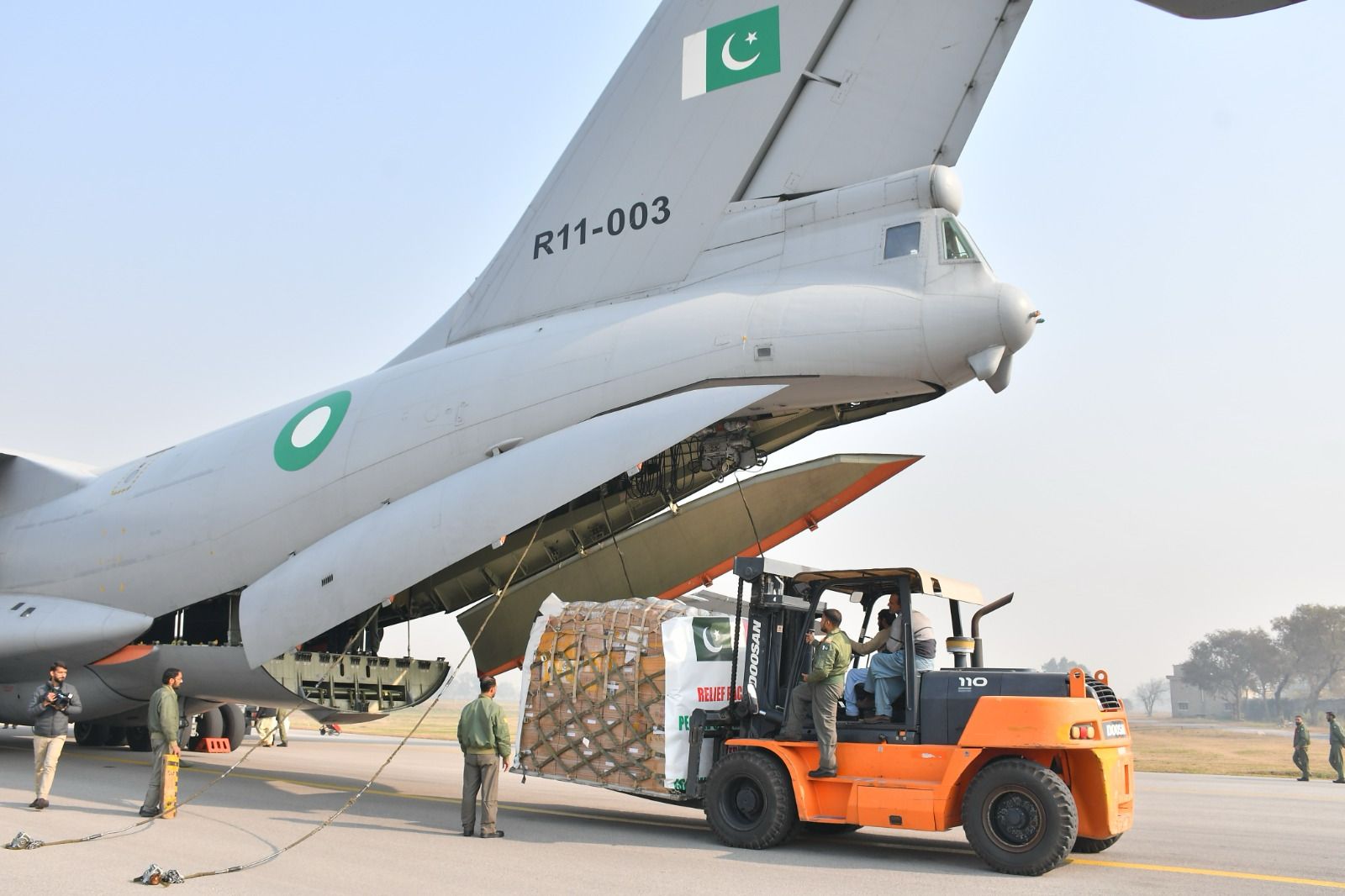 relief supplies to Gaza