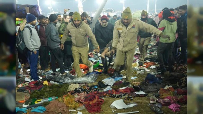 Dozens killed in crowd crush at world’s largest religious festival in India