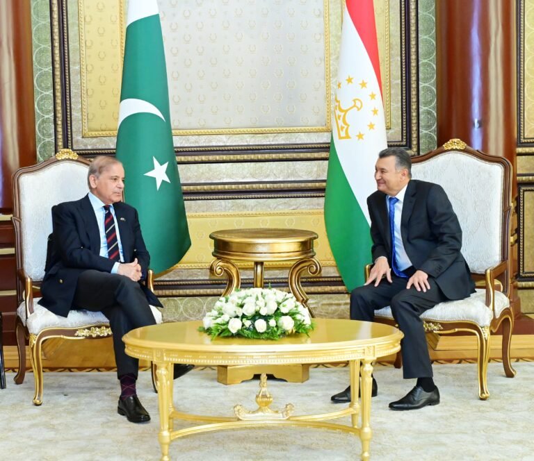 Pak-Tajikistan leadership vow to deepen strategic cooperation