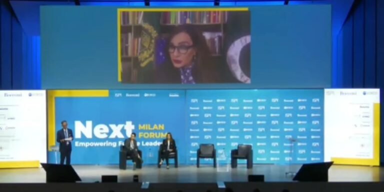 Sherry highlights widening Climate Finance gap at NEXT Milan Forum