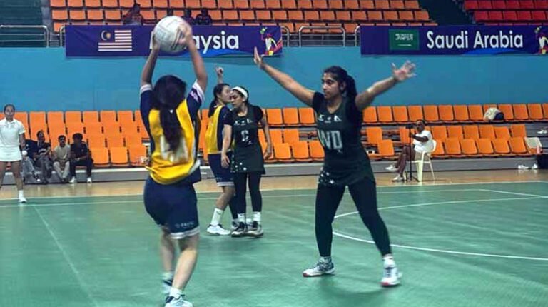 Pakistan beat Japan in 4th Match of Asian Girls Netball Championship