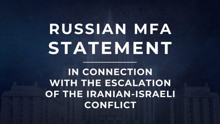 Russia strongly condemns U.S. strikes on Iran’s nuclear sites