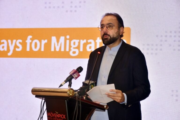 Today’s thematic focus on legal pathways for migration, Ch Salik