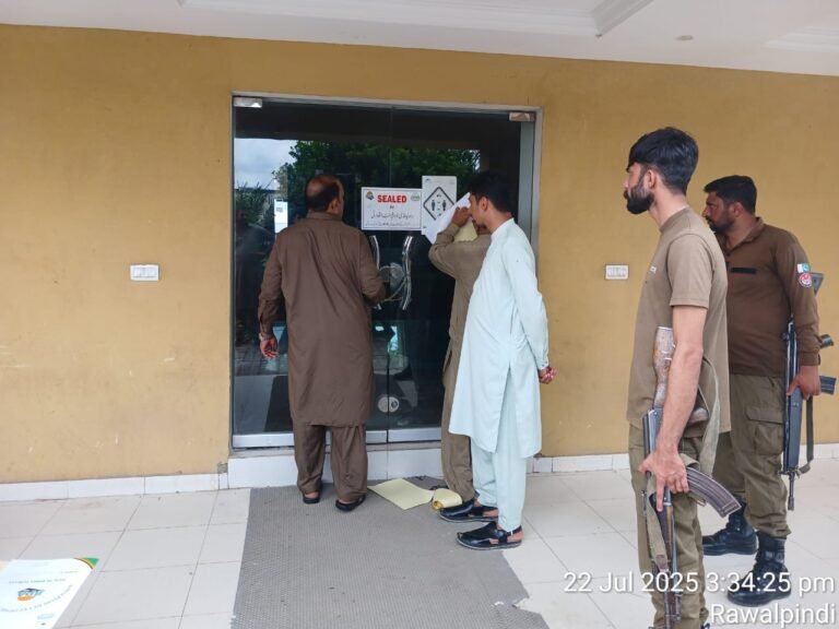 آر ڈی اے کا غیر قانونی ہاؤسنگ سکیم کیپیٹل سمارٹ سٹی اور یو بی ایل کے خلاف ایکشن