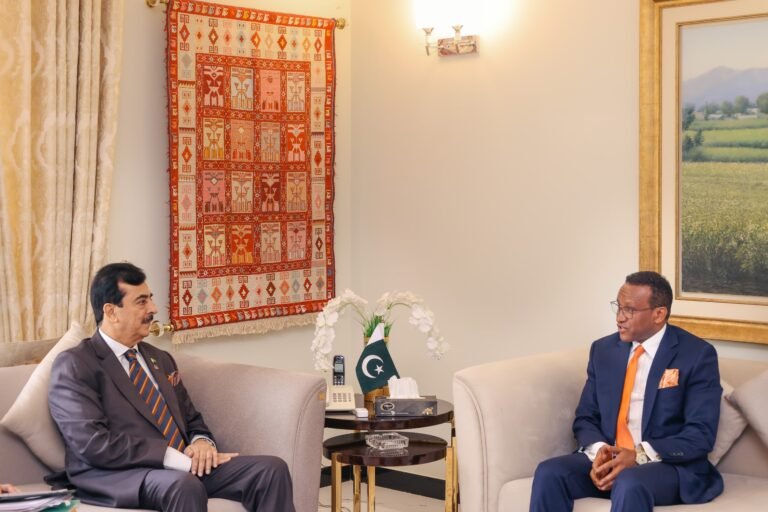 Gilani, Ethiopian envoy agree on strengthening parliamentary cooperation