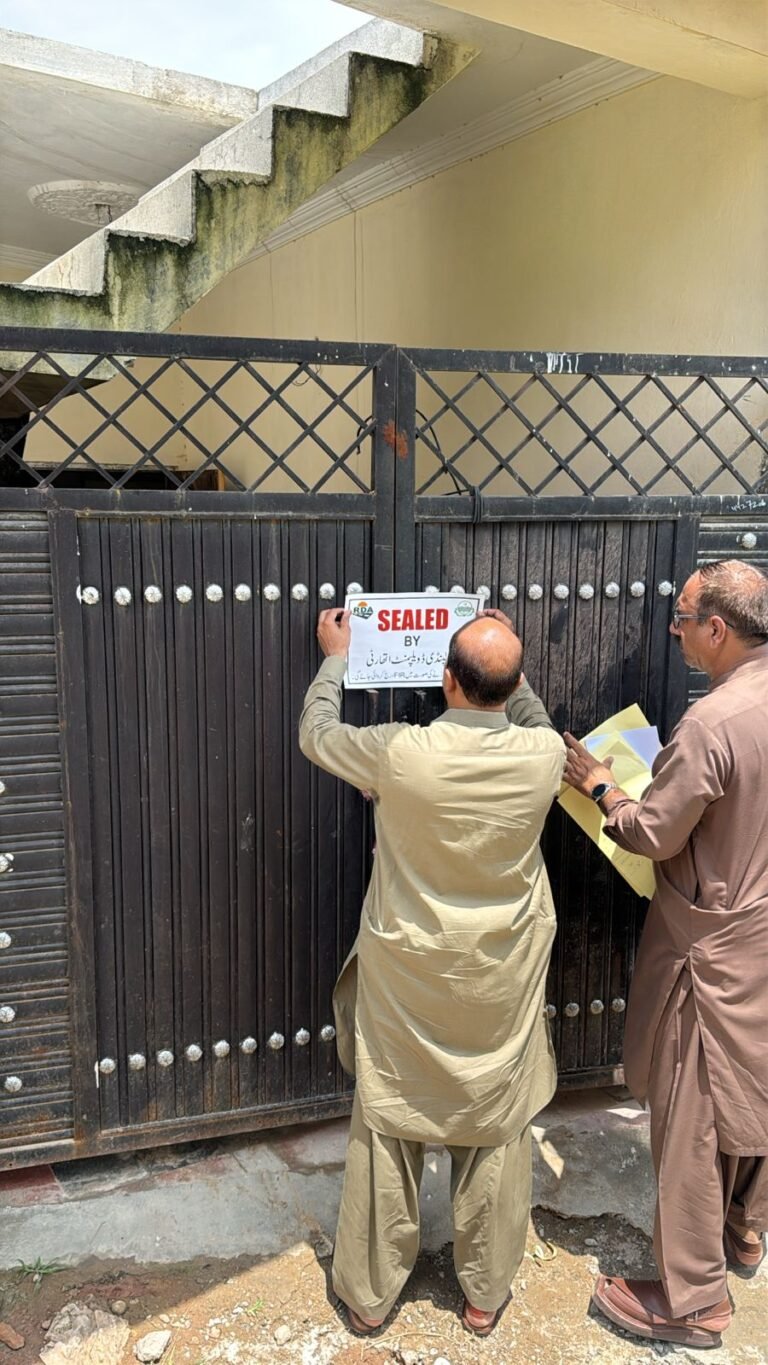 RDA Seals Head Office of Illegal Housing Scheme Golden City