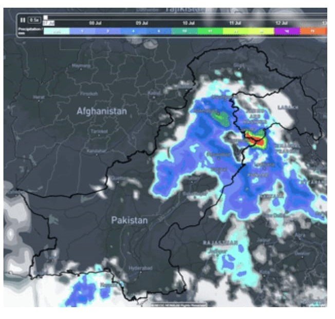 NEOC Forecasts Elevated Flood Risk Due to Heavy Monsoon Rains in next 48 hours