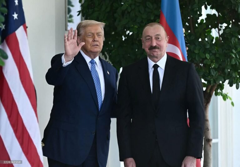 Azerbaijan’s president reaches US for trilateral peace talks with Armenia