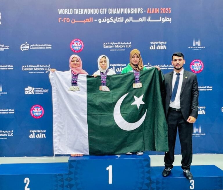 Pakistan Secures 12 Medals in Taekwondo World Championship