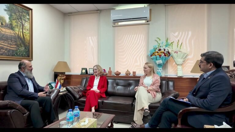 Jam Kamal, Dutch envoy discuss Trade, Cultural ties in farewell meet