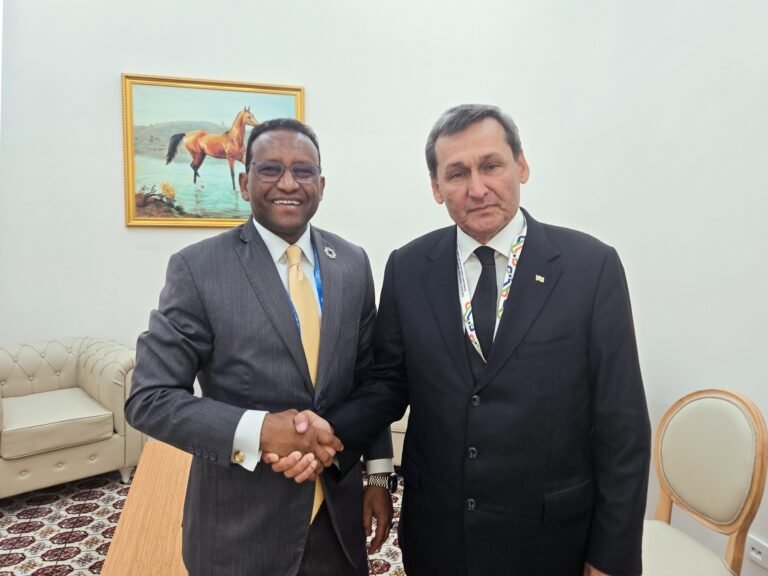 Ethiopian Ambassador Briefs Turkmenistan FM about Ethiopia’s Peaceful Pursuits for Sea Access