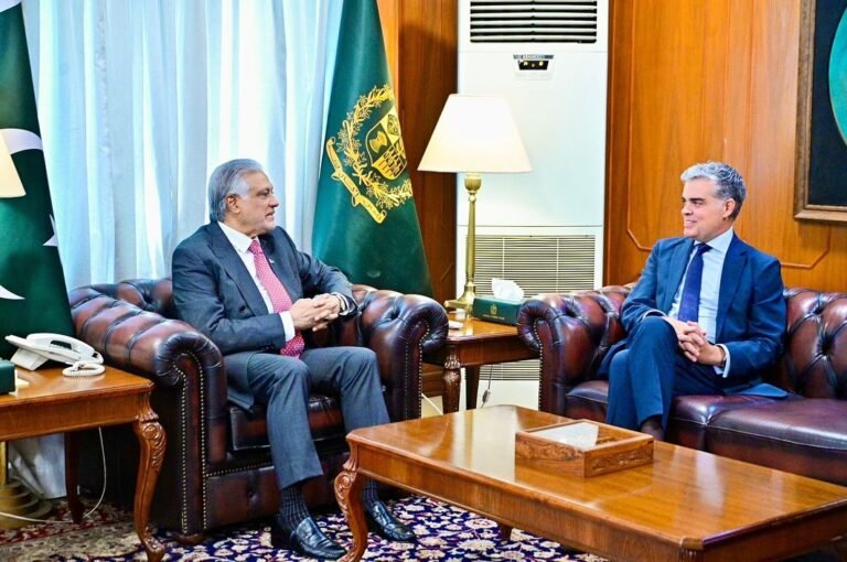 Spanish Senator calls on DPM in Islamabad
