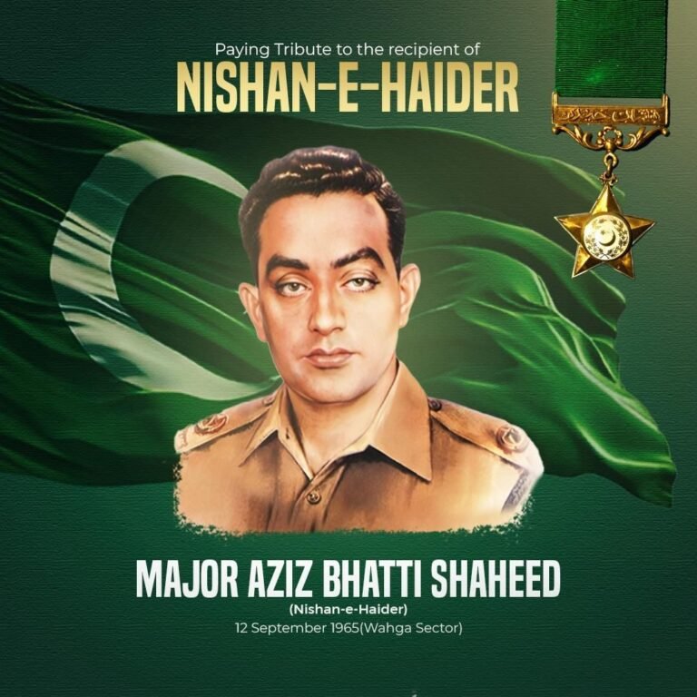 Major Aziz Bhatti Shaheed Anniversary being observed today
