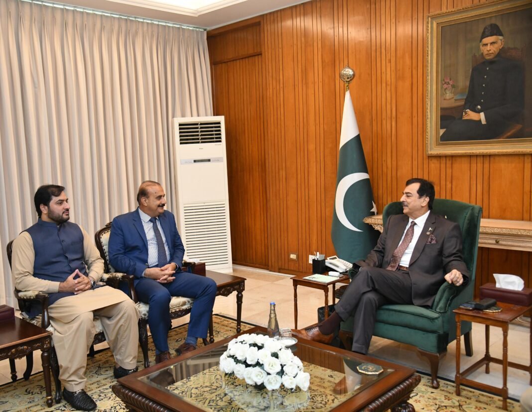 Zamurrad Khan and Political Leaders Call on Acting President