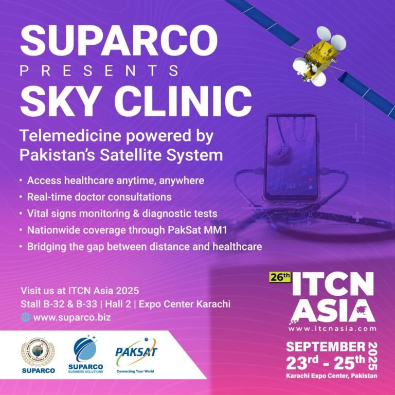 SUPARCO Showcases Satellite-Powered Telemedicine Solution