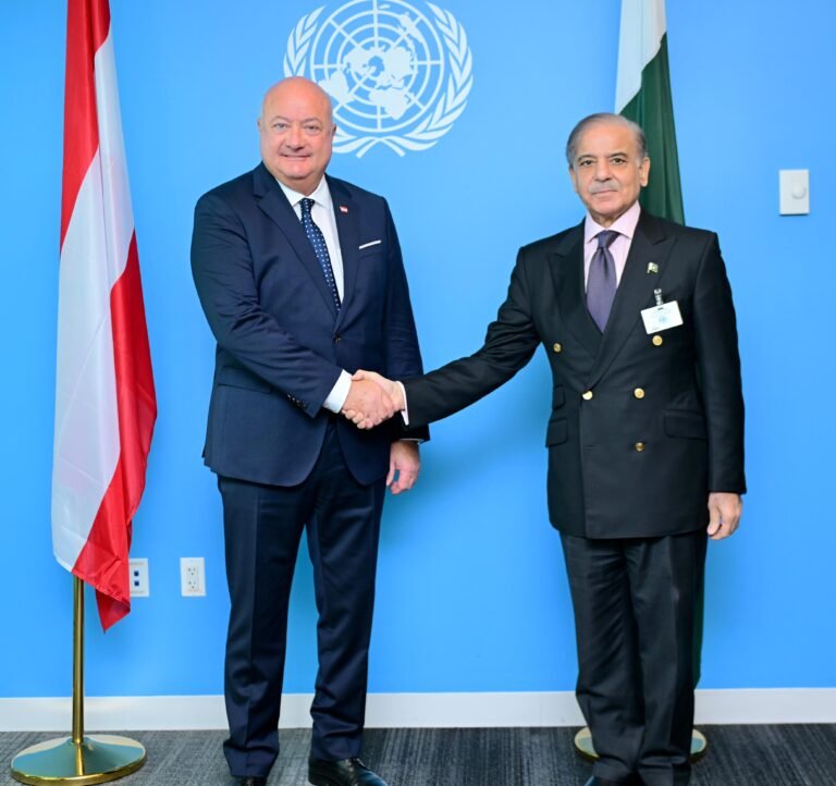 PM expresses desire to further enhance Pak-Austria ties