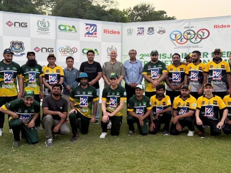 Hum News, CDA score big wins in RISJA Inter-Media Cricket