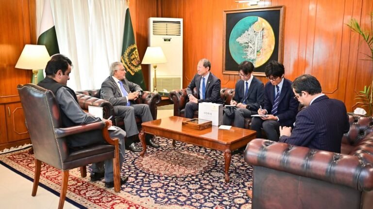 Japanese Ambassador, DPM/FM Dar Discuss Japan-Pakistan Relations