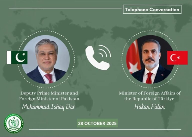 Dar, Turkish FM discuss evolving situation in Gaza Dar, Turkish FM discuss evolving situation in Gaza