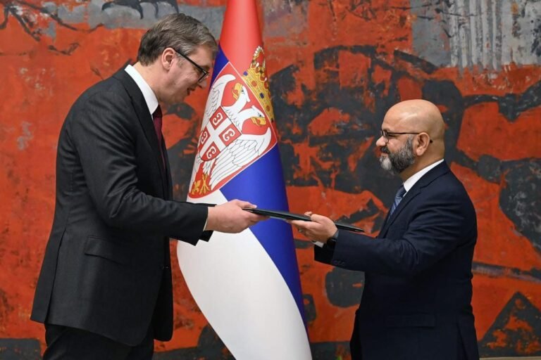 Pakistan envoy presents credentials in Serbia