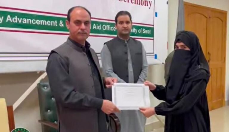 Swat University awards merit scholarships to 490 students