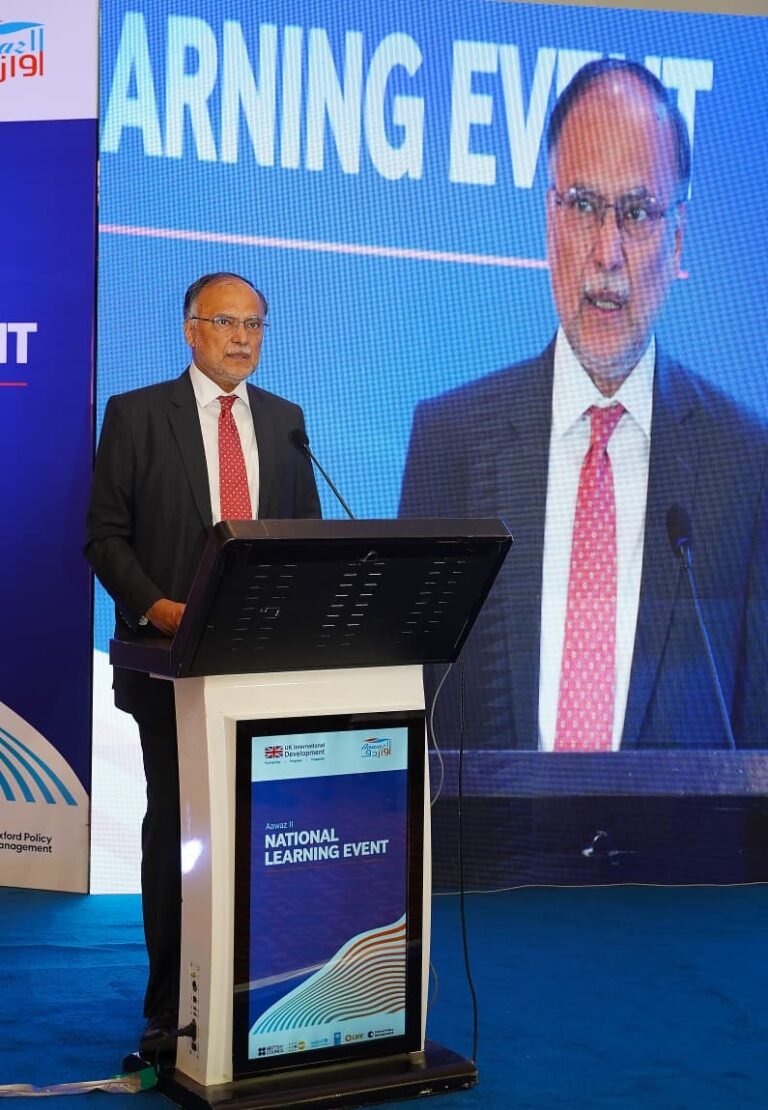 Citizens, Communities Key to Pakistan’s Development, Ahsan Iqbal