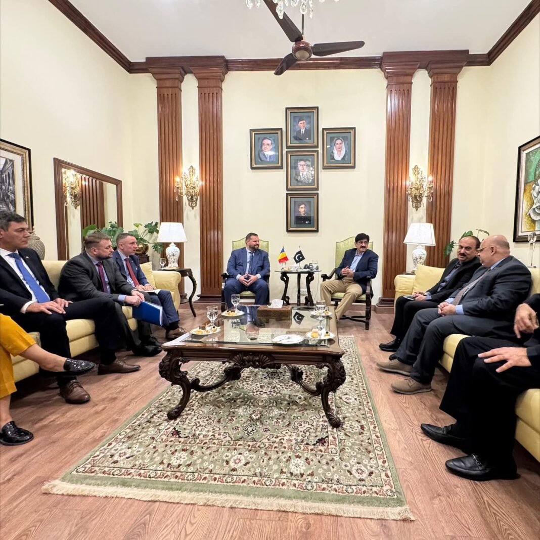 Launch of Romania–Sindh Economic Platform to link business chambers, Dr. Dan