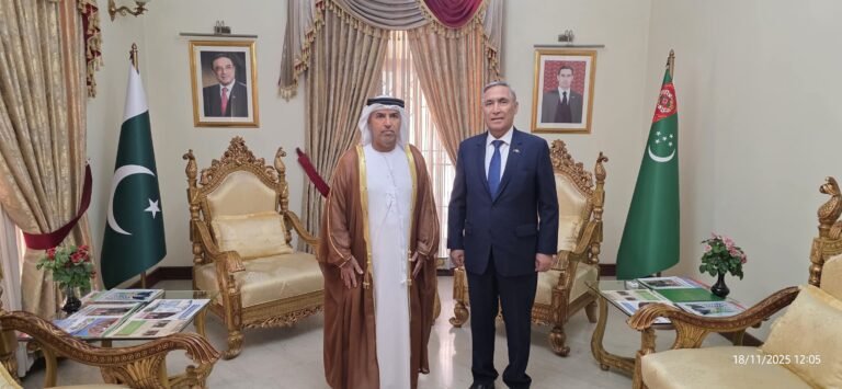 UAE Ambassador paid a courtesy visit to embassy of Turkmenistan